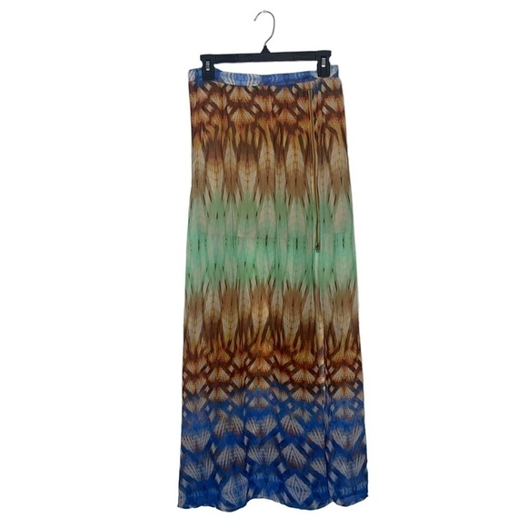 Arden B Boho Tribal Printed Maxi Skirt Size Small - Picture 2 of 11